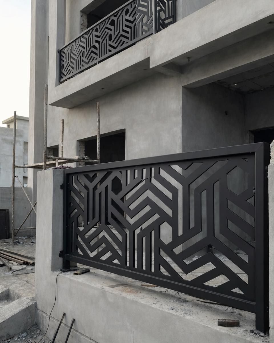 Architectural metalwork detail